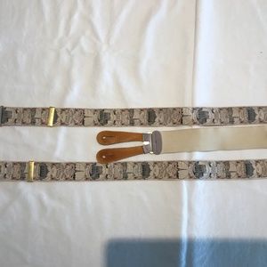 Silk suspenders by Trafalgar